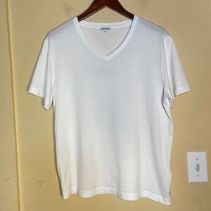 White V-Neck T-Shirt